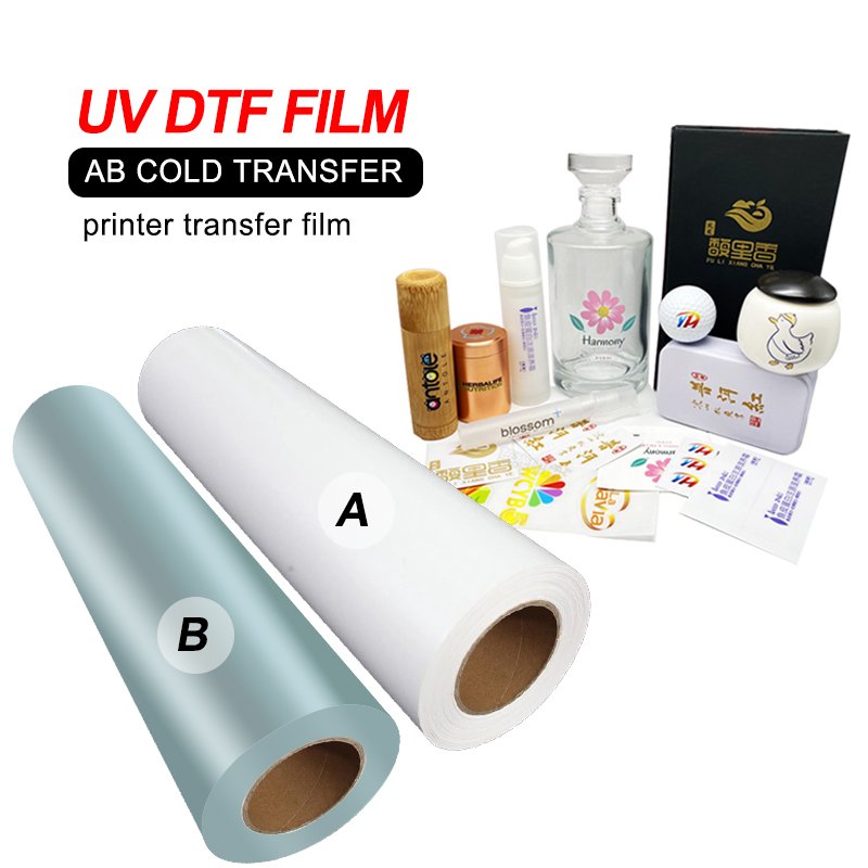 High Glue Adhesive Non Transparent AB Film AB UV Film for Printing