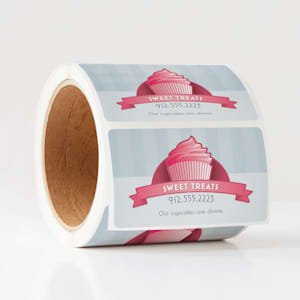 waterproof personalized custom small round adhesive clear pp foil label etiquette transparent printing roll