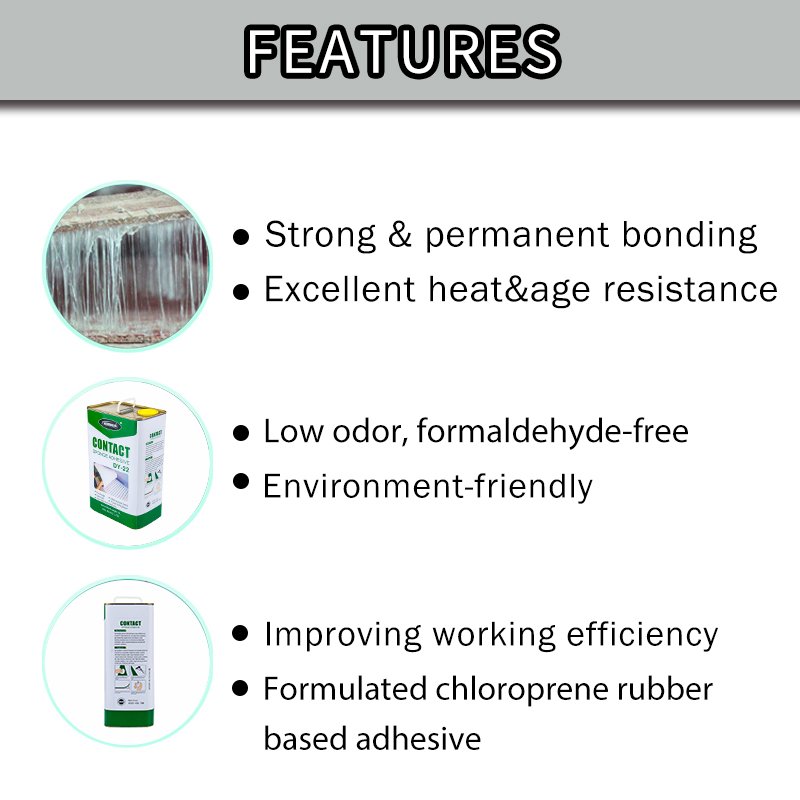 Sprayidea DY-22 precision with classy leather glue excellent rubber sealant high performance neoprene contact adhesive