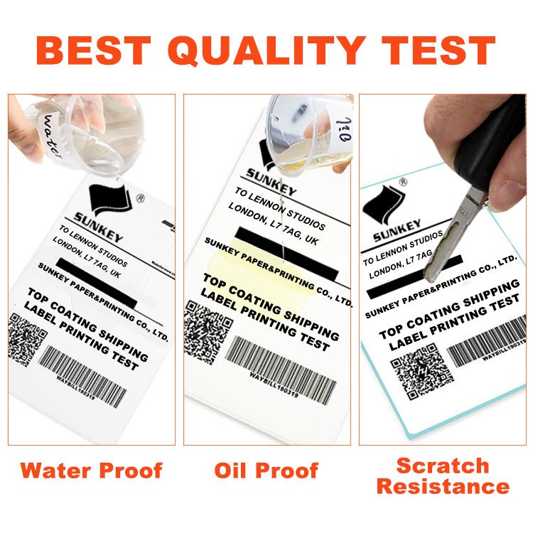 Direct Manufacturer Adhesive Paper Label Adhesive Thermal Paper Roll Barcode Direct Thermal Labeling Sticker