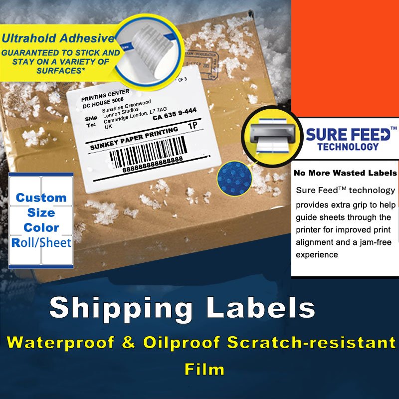Direct Manufacturer Adhesive Paper Label Adhesive Thermal Paper Roll Barcode Direct Thermal Labeling Sticker