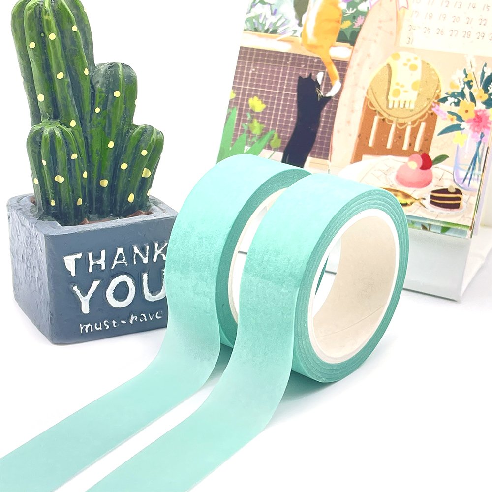 Hot Selling Plain self adhesive paper solid color washi tape customizable washi tape