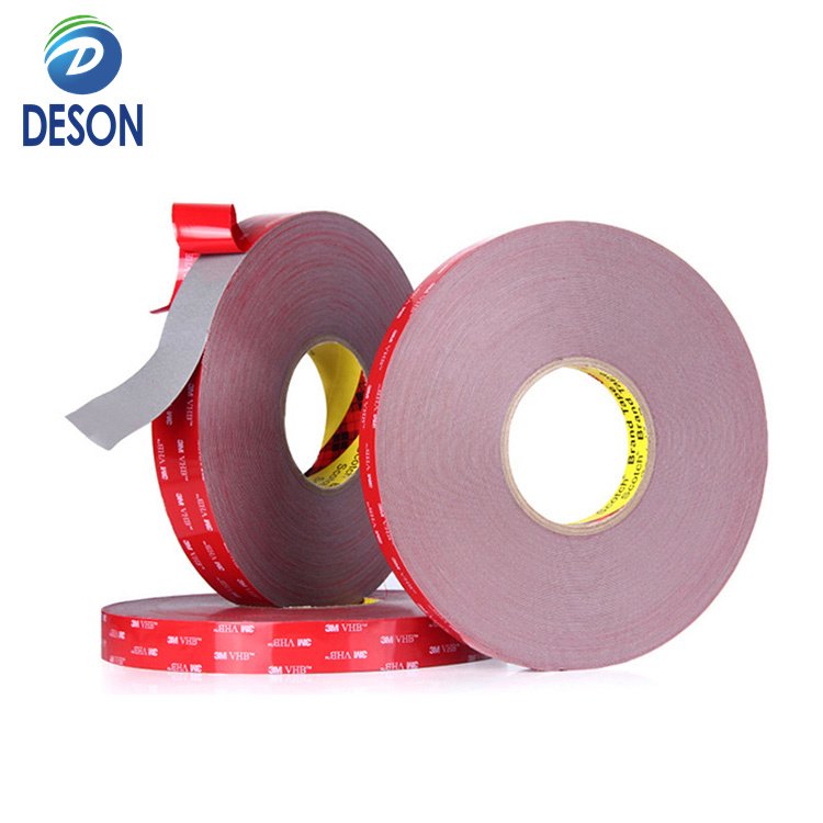 Deson Double Sided adhesive Tape Heavy Duty Mounting 3M Tape custom Waterproof 5952 black very high bonding