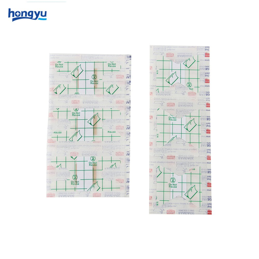 Types Of Bandage 100% Waterproof Sterilized Adhesive Bandage