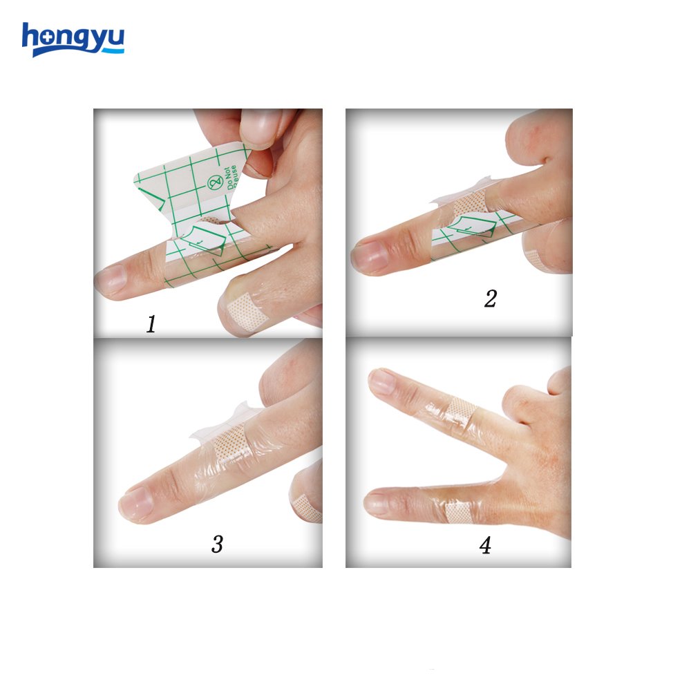 Types Of Bandage 100% Waterproof Sterilized Adhesive Bandage