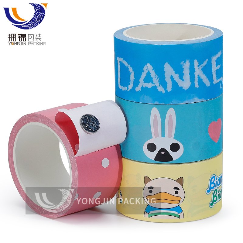 Chian Gummed Kraft Grip Custom Tape Roll Seal Masking Packing Adhesive Logo Paper Tape