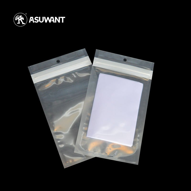 Custom Printing Biodegradable Package Pouch Opp/Pe Adhesive Plastic Bag Self Seal Clear Poly Bags For Snack Packing
