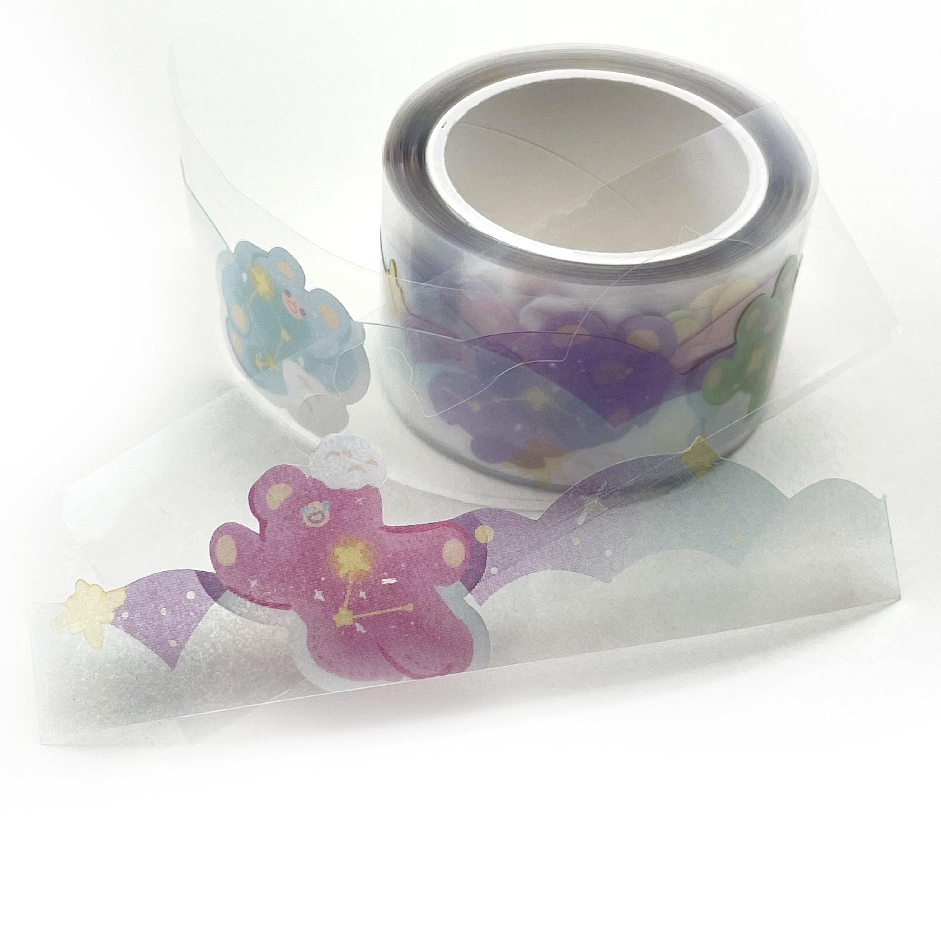 Custom Printed Decorative Decal Mini sticker Rolls Japanese Overlap Washi Tape