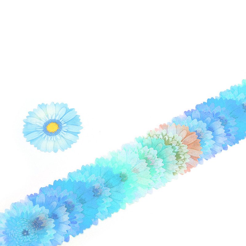 Custom Printed Decorative Decal Mini sticker Rolls Japanese Overlap Washi Tape