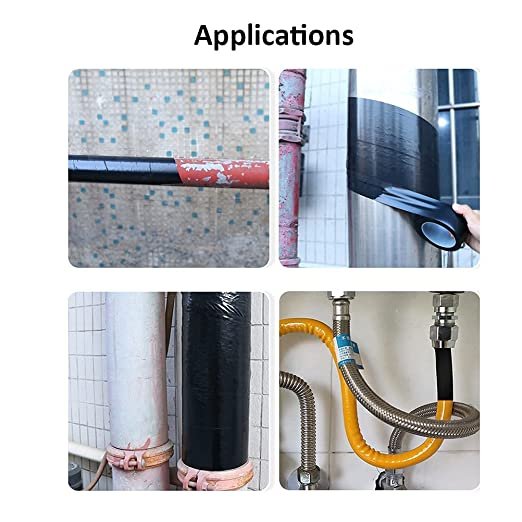 Strong Adhesion Black Rubber adhesive PVC Duct adhesive Tape for Tube Wrapping