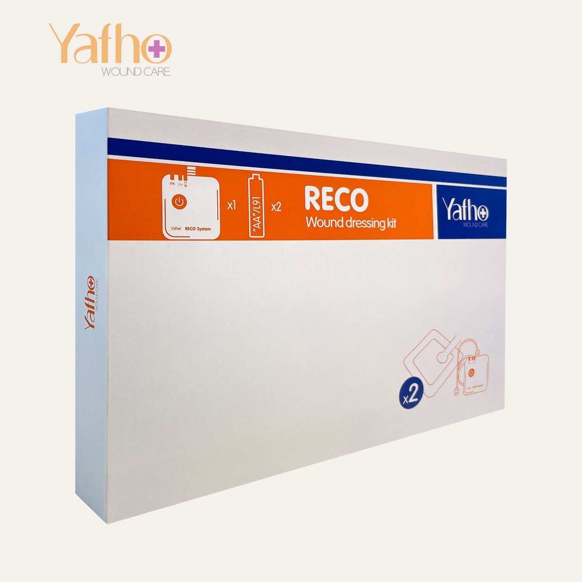 YAFHO RECO NPWT medical vacuum-assisted wound closure and exudate management portable and disposable set