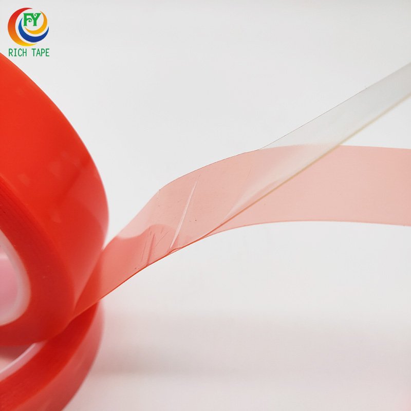 Equivalent 4965 Waterproof Pressure Sensitive Adhesive PET Tape for Permanent Sticking with Banner Metal Plastic