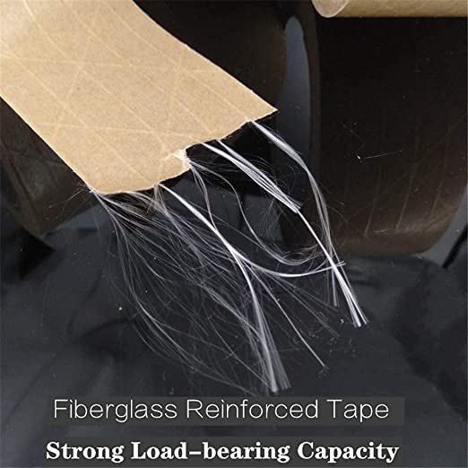 Starch glue Printed Packaging Craft Custom logo Biodegradable water activated kraft paper tape