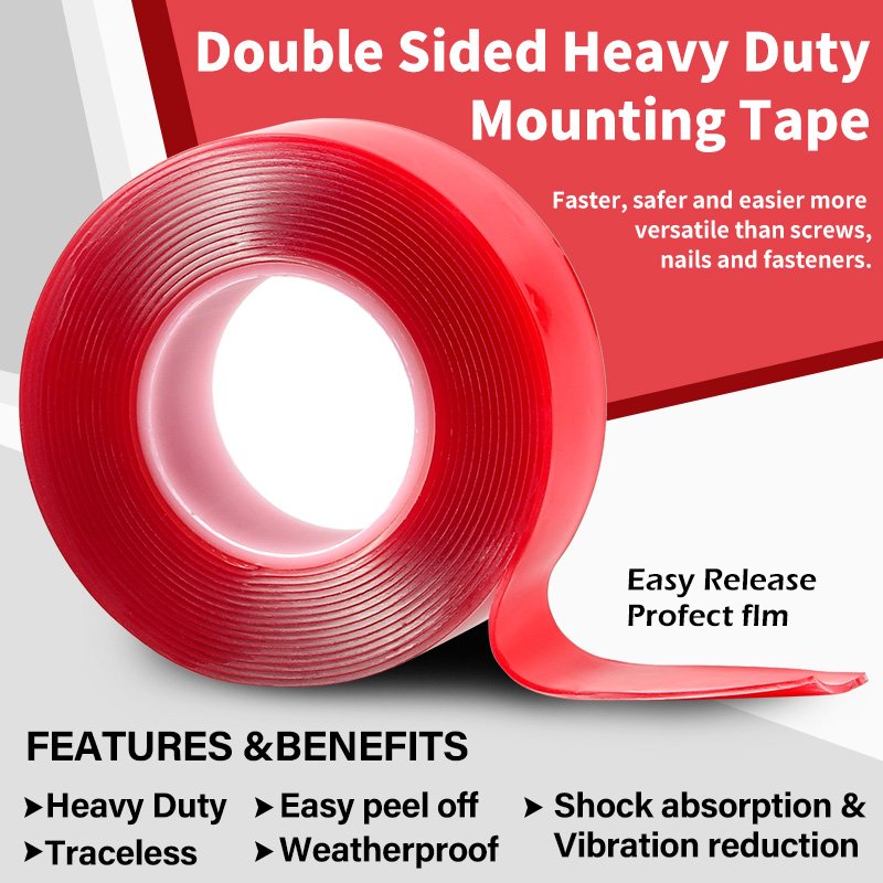 Strong Double Side Power Heavy Duty Mounting Glazing Walls Acrylic Foam Adhesive Tape For Construction Automotive Building