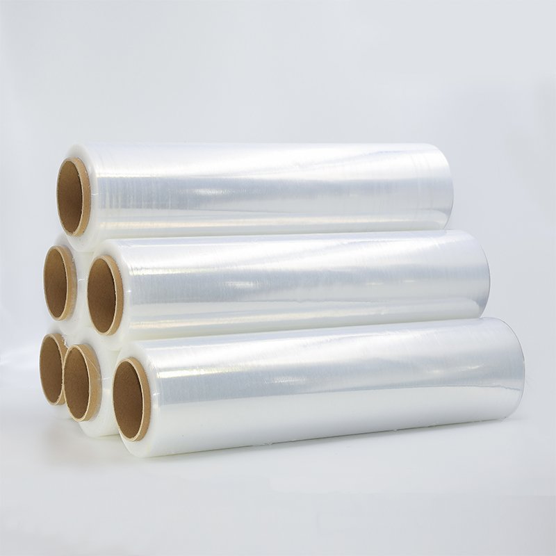High Quality Soft Plastic Film Roll Eco-Friendly PE Material White Transparent Manual Use Good for Packing