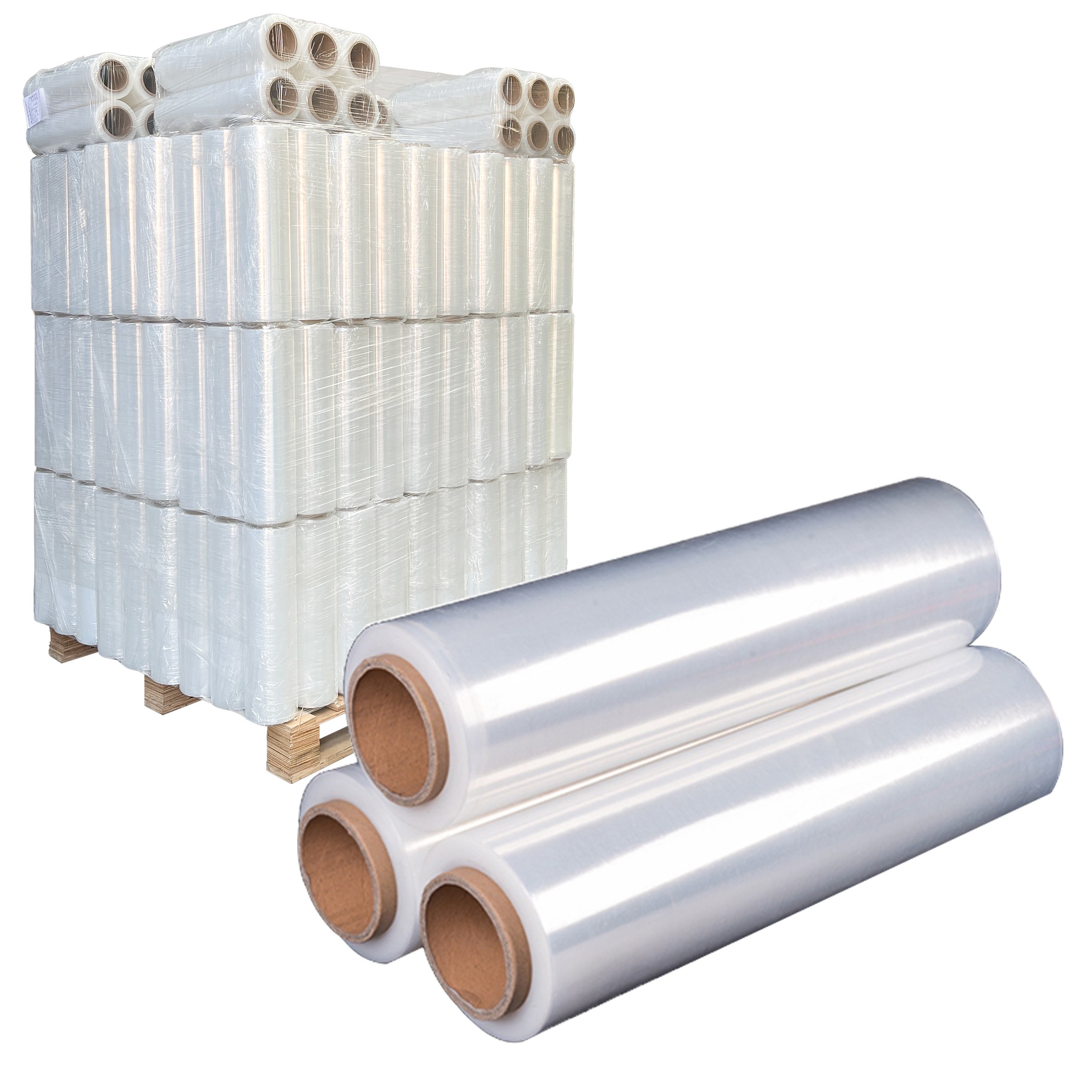 High Quality Soft Plastic Film Roll Eco-Friendly PE Material White Transparent Manual Use Good for Packing
