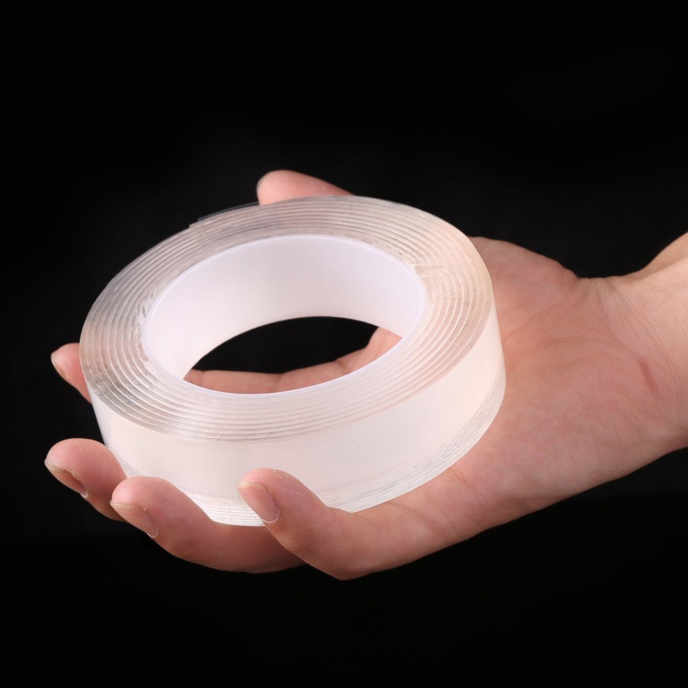 Strong Multifunctional 5m Washable Wall Floor High Viscosity double sided Adhesive transparent Nano Tape