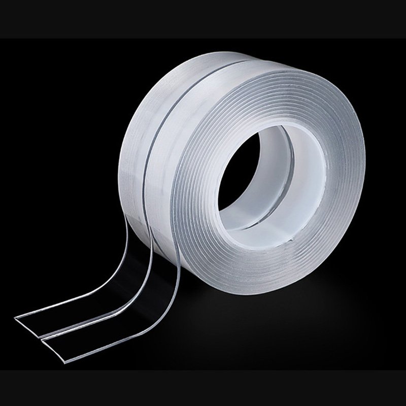 Strong Multifunctional 5m Washable Wall Floor High Viscosity double sided Adhesive transparent Nano Tape