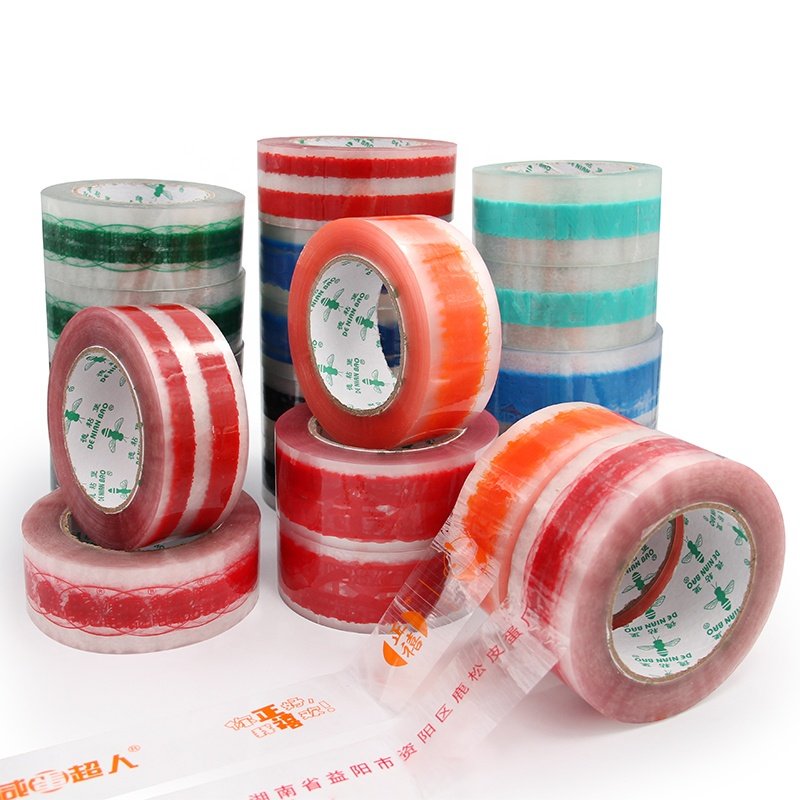 Custom Logo Printed Shipping Packaging Box Adhesive Packing Tape Customized Clear BOPP Acrylic Waterproof Offer Printing White