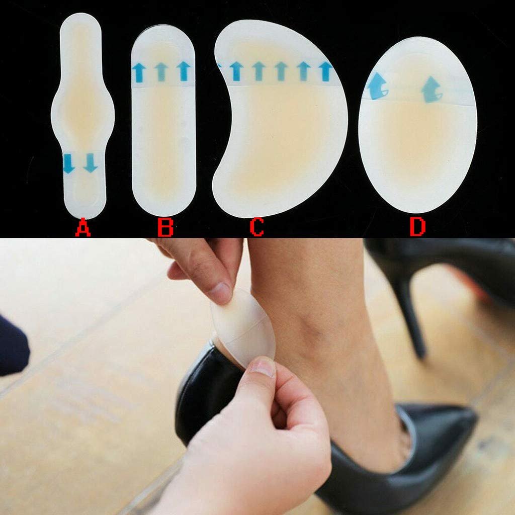 Hydrocolloid Adhesive Bandages For Footcare Waterproof Plastic Box Pack Colorful Hydrocolloid Blister Plaster