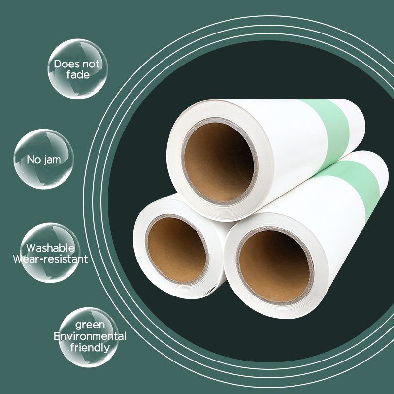 Heat transfer printing PU anti sublimation single engraving film with adhesive back hot stamping engraving film Personalized cus