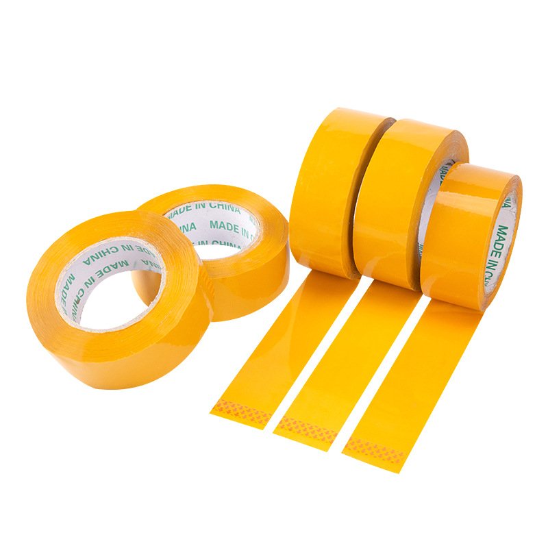 High Quality Plastic Tape Yellowish Super Transparent Biodegradable BOPP Sealing Tape Roll