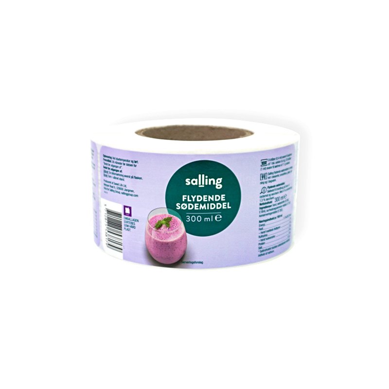 Juncheng new arrival acrylic waterproof roll adhesive description label sticker adhesive label sticker