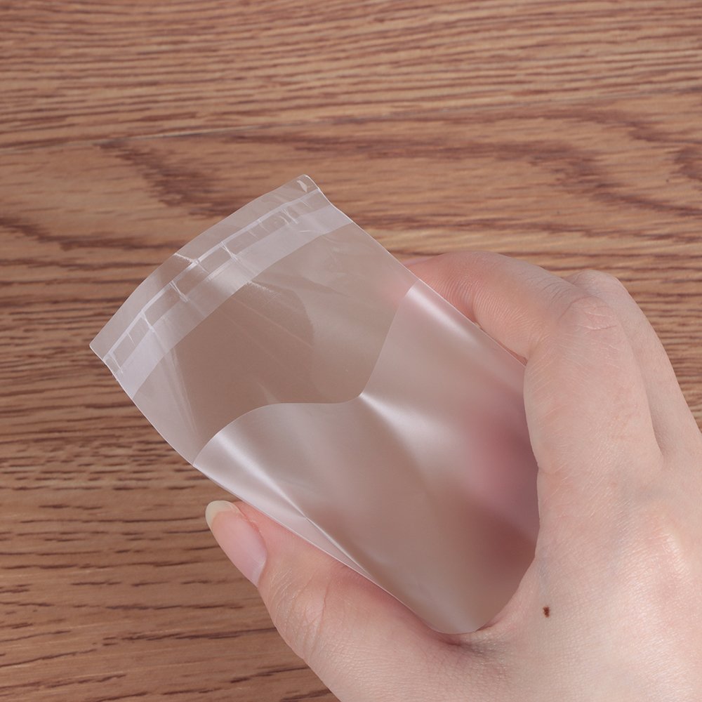 Transparent Frosted Candy Cookie Gift Bag Adhesive Seal OPP Cookie Bags Party Candy Snack Pouch Packaging Bag