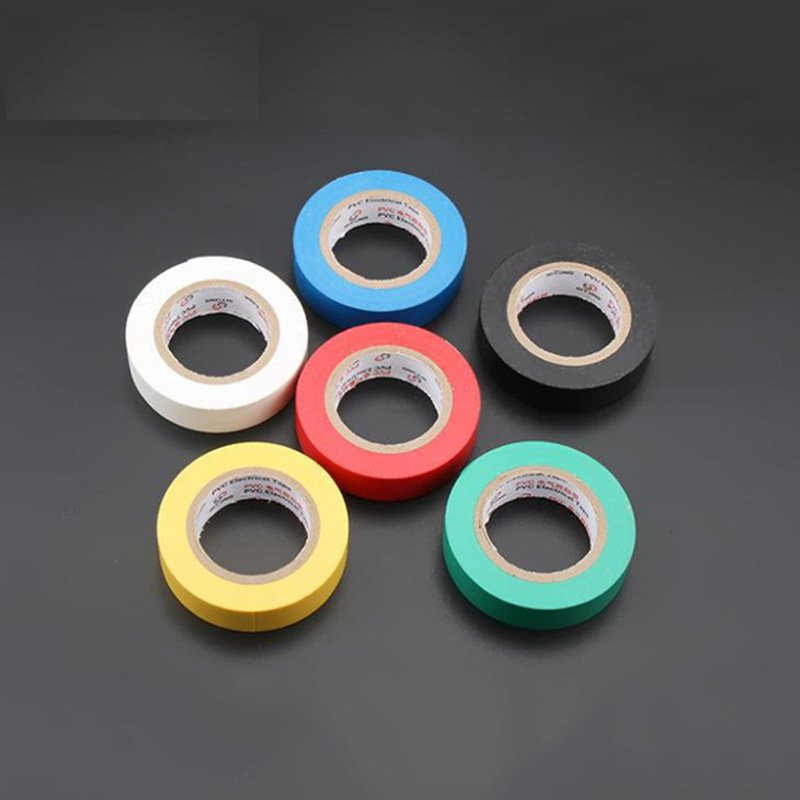 Bailida Yiwu Factory High Quality Osaka Manufacturer Flame Retardant Wire Cable Black Log Roll Adhesive PVC Electrical Insulation Tape