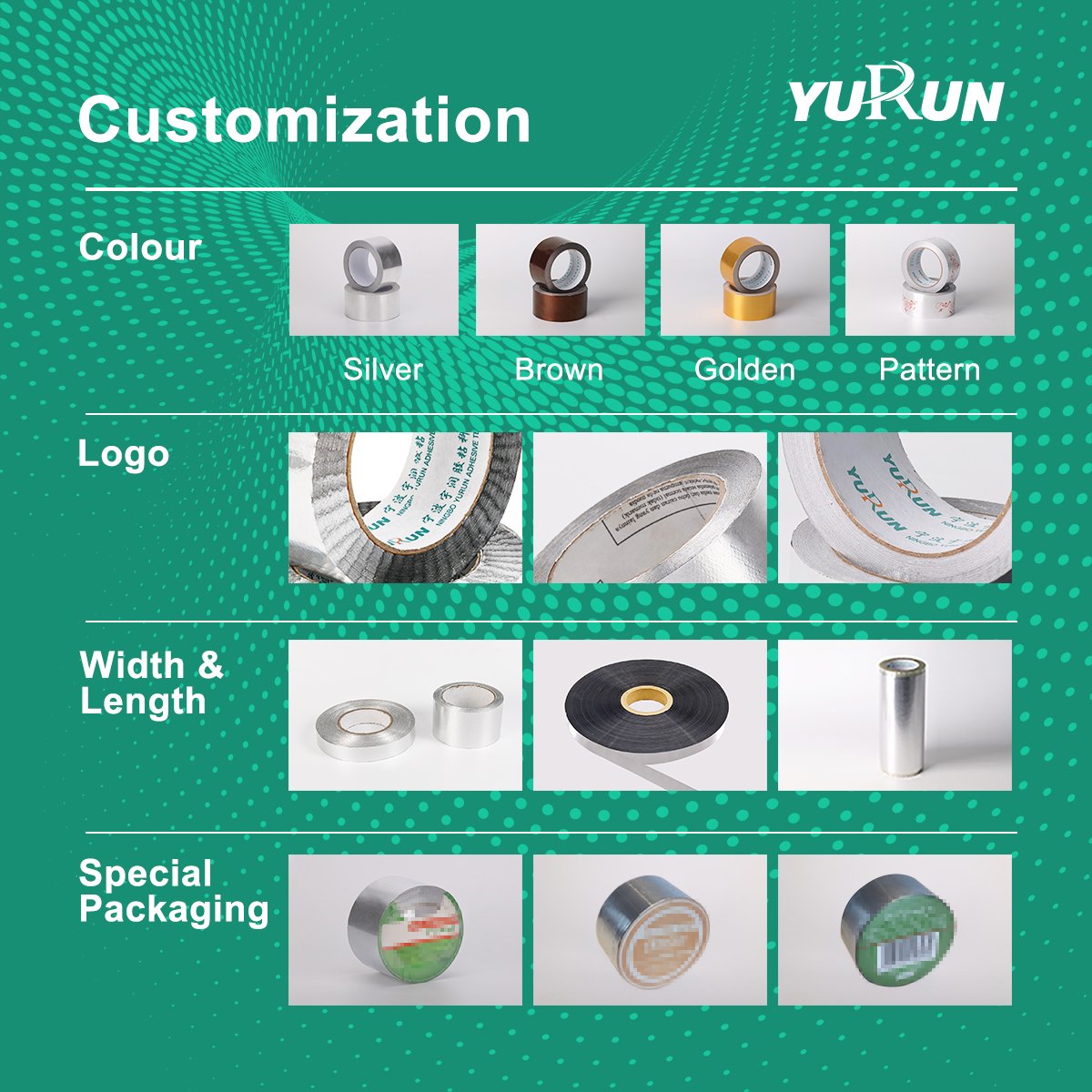 Strong Adhesion Waterproof Oem Odm Manufacturer Hvac Duct Acrylic Adhesive Aluminium Foil Tape