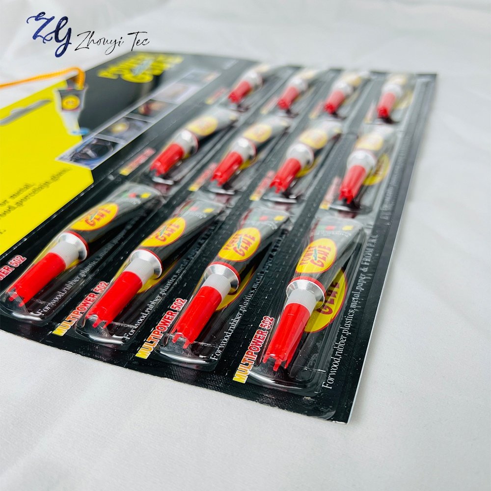 factory support OEM super glue bonder quality metal glue 3g high density 502 cyanoacrylate for motor auto super glue adhesive