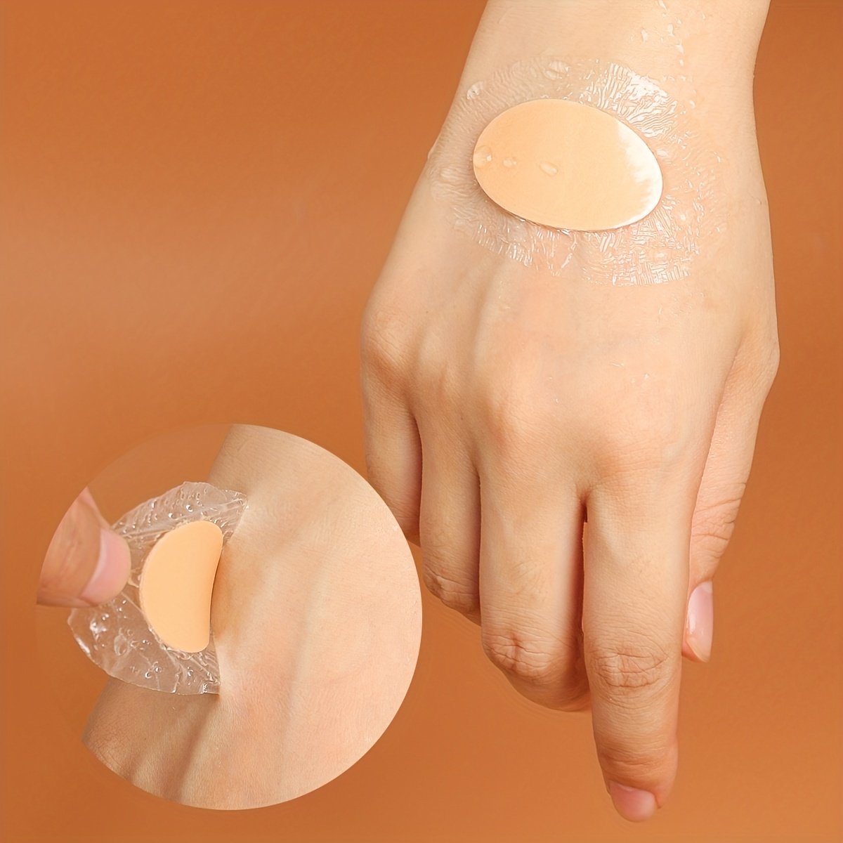 Foot Bandages Hydrocolloid Seal Adhesive Stickers Blister Plaster for Heel Toe