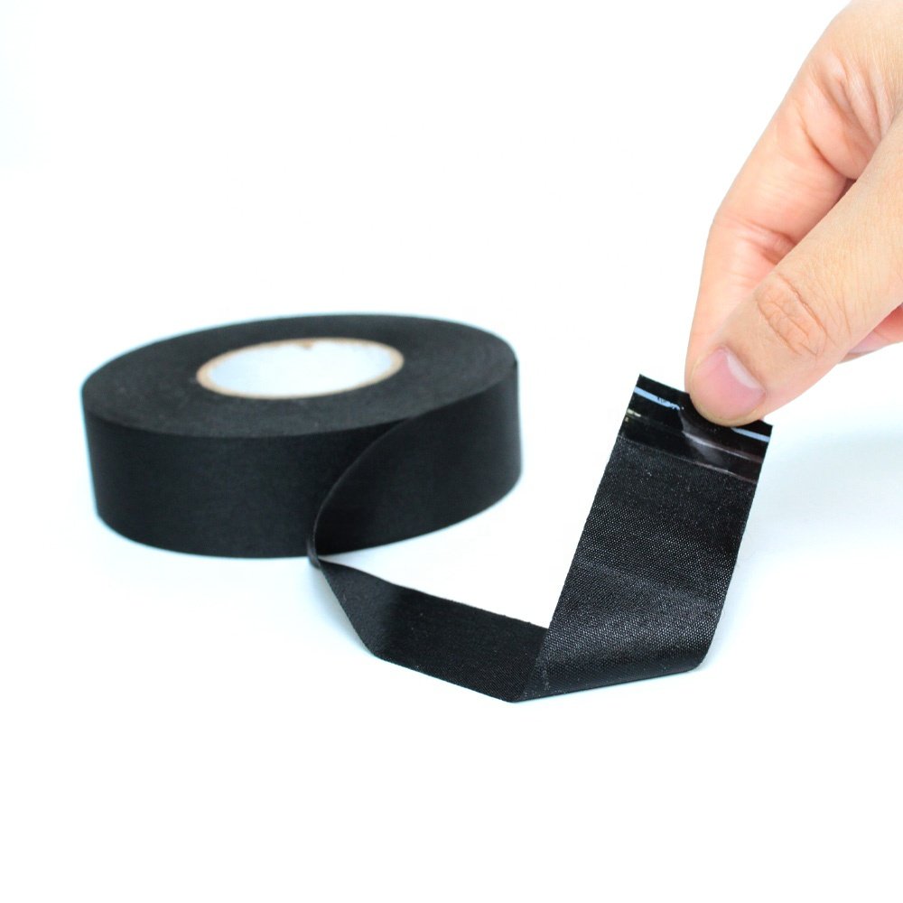 1- Flame Retardant Fleece Fabric Polyester PET Cloth Auto Car Engine Wiring Wrapping Automotive Wire Harness Self Adhesive Tape