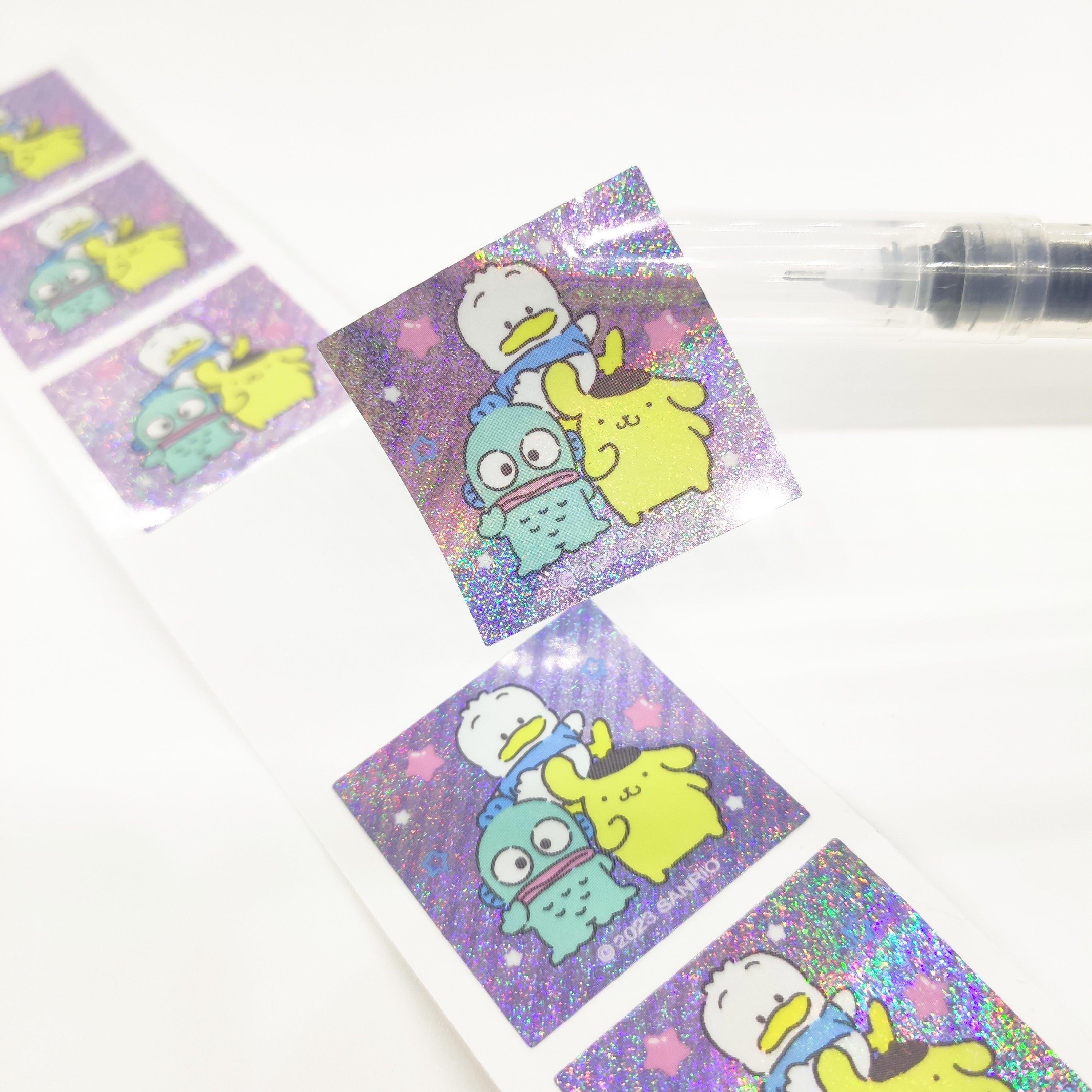 Custom Vinyl Die-cut Stickers Costume Die Cut Glitter Stickers Custom Wholesale Made Die Cut Sticker