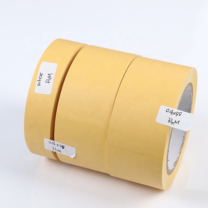 Special Designed PVC Plastering Hand teared Construction Protection Tape Embossed No Residual Adhesive