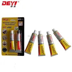 DY-10 Transparent rapid 5 minutes adhesive acrylic glue for daily necessities