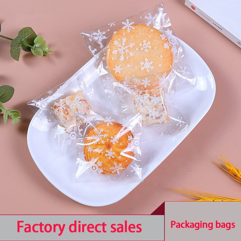 Wholesale Price Adhesive Treat Bags Clear Self Sealing OPP Plastic Bags For Bakery Cookies Goodies Candy