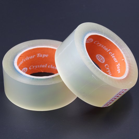 Premium Suppliers Bopp Packing Sealing Adhesive Tape Wholesale 43 45 48 50 Mm Yellowish Clear Brown Waterproofing Tape Rubber