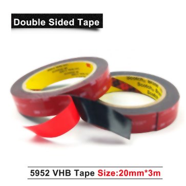 Custom reinforced tape coated adhesive pad black adhesive glue tape sticker dots blue tape sticker