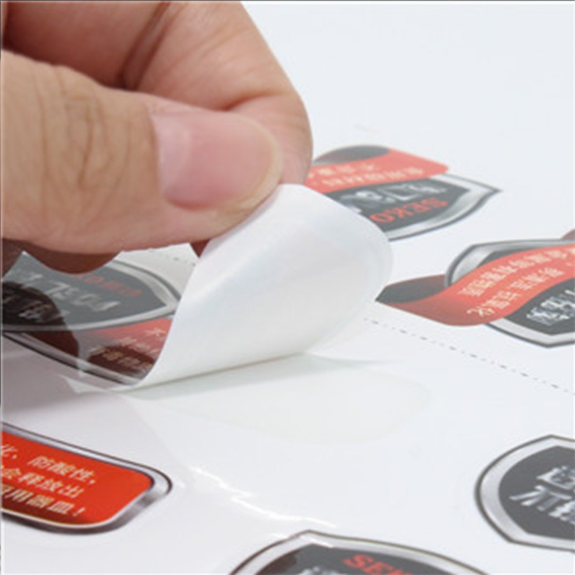 Customized And Printed laser waterproof adhesive film covered anti-counterfeiting label sticker