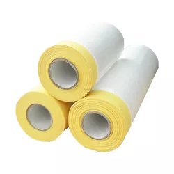 Bailida Per Roll 4mx300m Auto Low Tack Plastic Dust Masking Film Tape for Car Paint/Automotive/Window masking