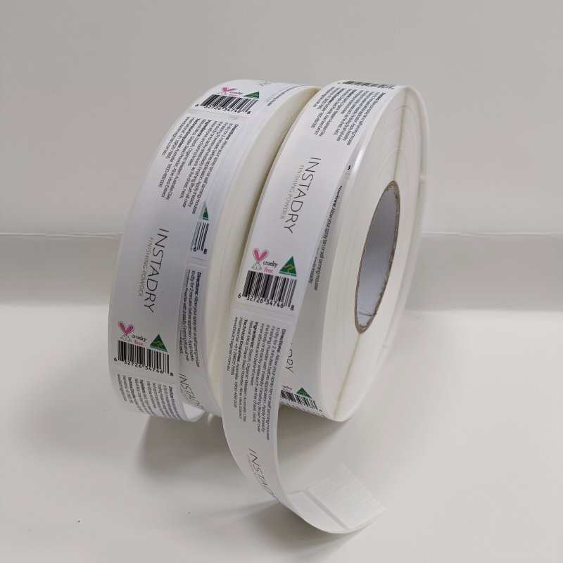 Sticker for juice bottle self adhesive vinyl waterproof sticker custom printing packaging label