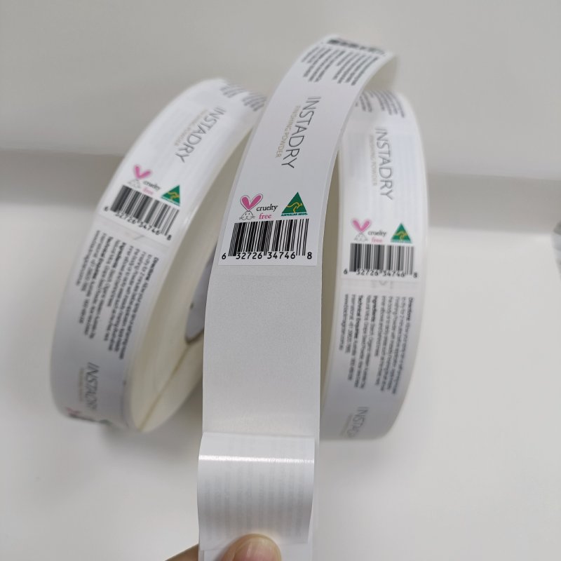 Sticker for juice bottle self adhesive vinyl waterproof sticker custom printing packaging label