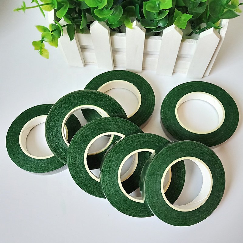 Paper Garland Tape Artificial Flower Fixed Supplies DIY Wreath Flores Garland Supplies Tape for Wedding Decoration Waterproof