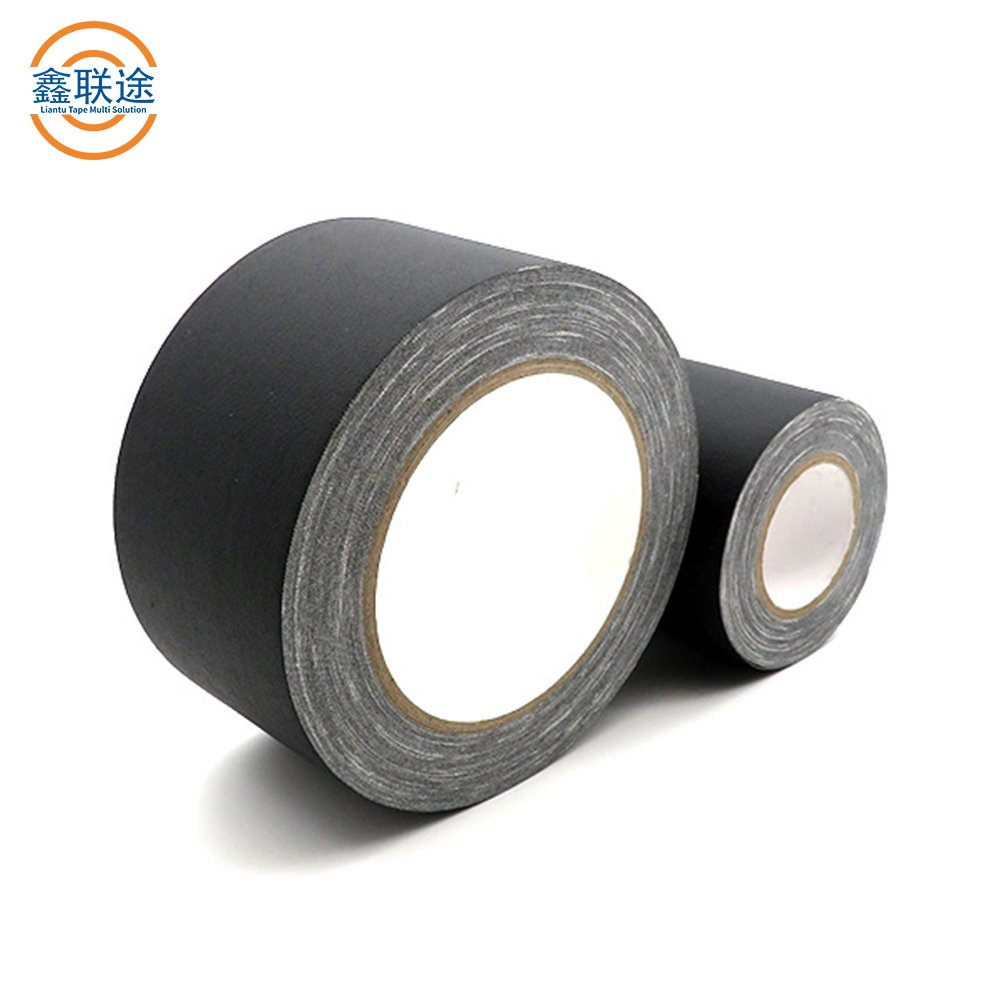 adhesive easy tear matte gaffer duct cloth tape 3 inch custom logo printed china manufacture