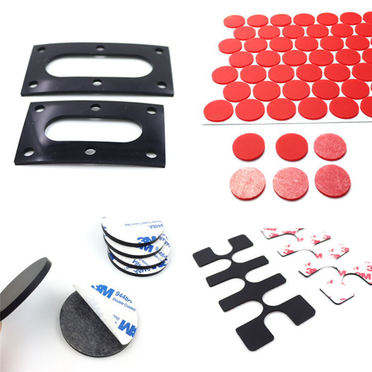 Deson Adhesive MS grip anti slip silicon rubber die cutting pad Faucet Plumbing Rubber Washer