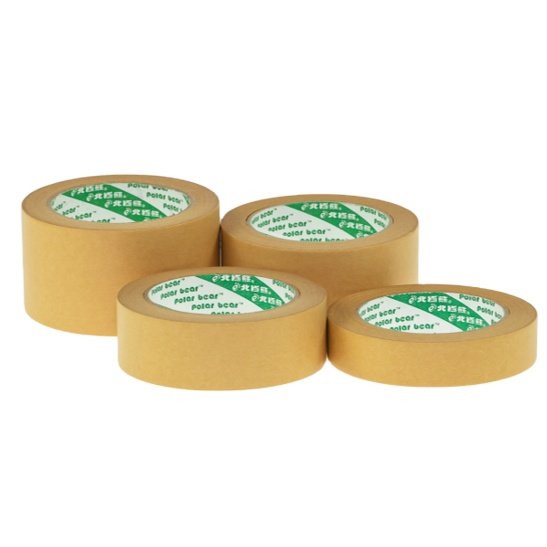hot melt tape self adhesive reinforced custom customized logo printed kraft paper tape sealing packing gummed paper tape