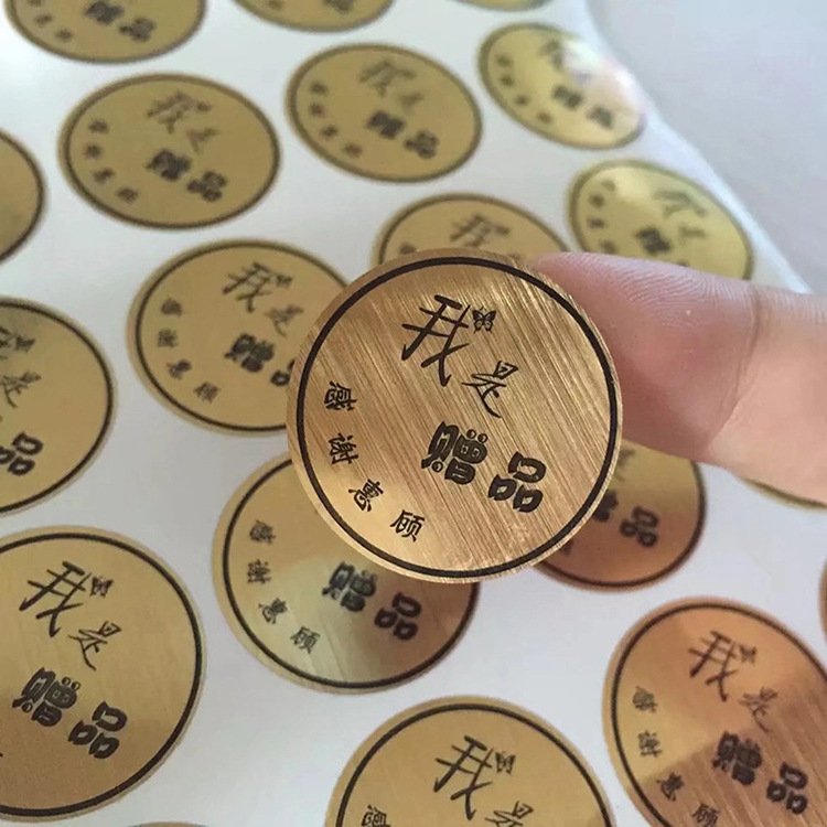 Wholesale custom advertising label printing color pvc sticker bottle sticker transparent self-adhesive