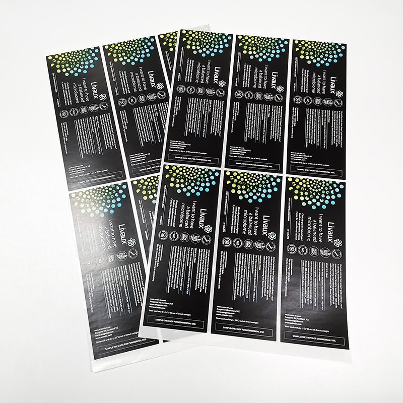 Waterproof adhesive vinyl sticker
