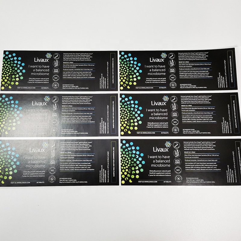 Waterproof adhesive vinyl sticker